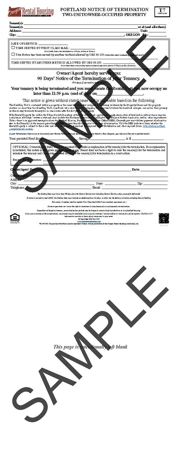 sample form